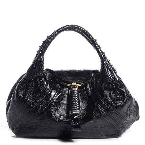 black fendi spy handbag|Fendi top handle handbags.